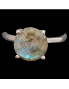 Bague Labradorite argent 925 Taille 54