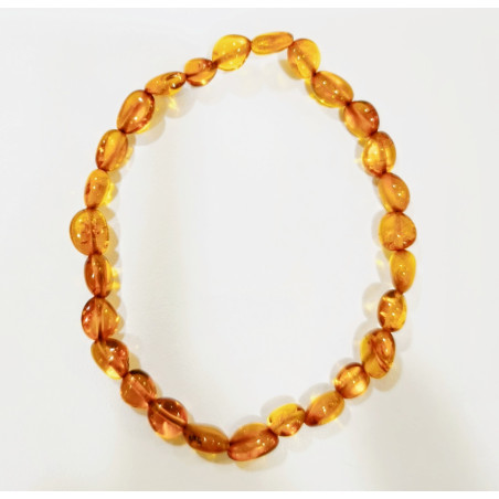Bracelet Ambre Baltique Pierres Roulées