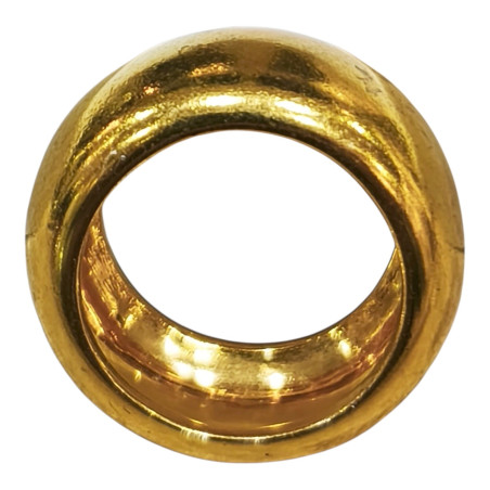 Anneau Plaqué or Large Taille 54