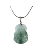 Pendentif Jade Bouddha avec Chaîne Acier Inox 48 cm