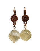 Boucles Pierre de Lune Cuivre