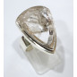 Bague Quartz Fantôme Argent 925 Taille 55