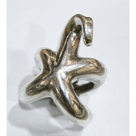 Bague Etoile de Mer Argent 925 Taille 50