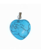 Pendentif Turquoise Cœur 2 cm