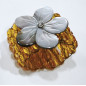 Bague Nacre Swarovski Fleur Taille 56/58