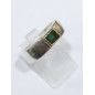 Bague Emeraude Argent 925 Taille 55