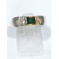 Bague Emeraude Argent 925 Taille 55