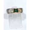 Bague Emeraude Argent 925 Taille 55