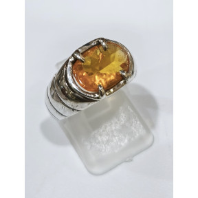 Bague Opale de Feu Argent 925 Taille 53