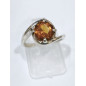 Bague Citrine Argent 925 Taille 51