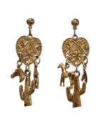 Boucles Western Plaquées Or