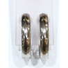 Boucles Anneaux Type Créole Acier Inox à Clips