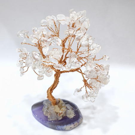 Arbre du Bonheur Cristal de Roche 12 cm