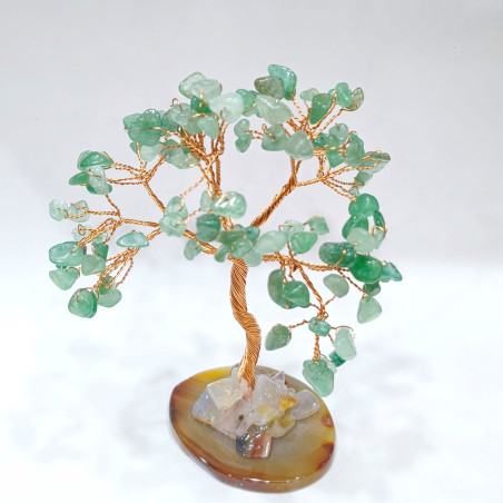 Arbre du Bonheur Aventurine Verte 12 cm