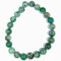 Bracelet Jaspe Impérial Vert Pierres Rondes 8mm