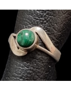 Bague Malachite Argent 925