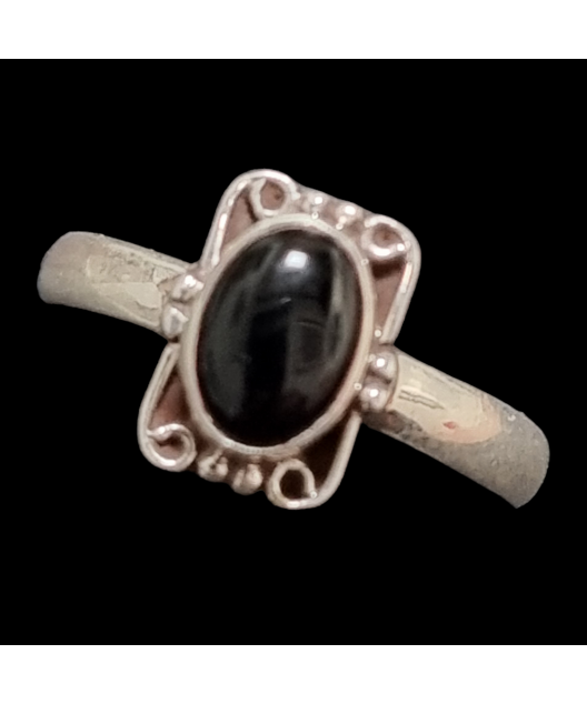 Bague Onyx Argent 925 Taille 53