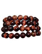 Bracelet Œil de Taureau Pierres rondes (s)