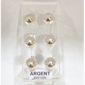 Boucles Argent 925 6mm