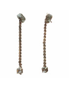 Boucles Zirconium Cristal