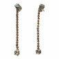 Boucles Zirconium Cristal