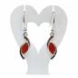 Boucles Cornaline Argent 925