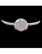 Bague Pierre de lune argent 925 Taille 54