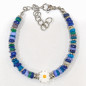 Bracelet Multipierres Enfant avec Pâquerette Acier 13 + 5 cm