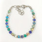 Bracelet Multipierres Enfant avec Billes Acier 13 + 5 cm