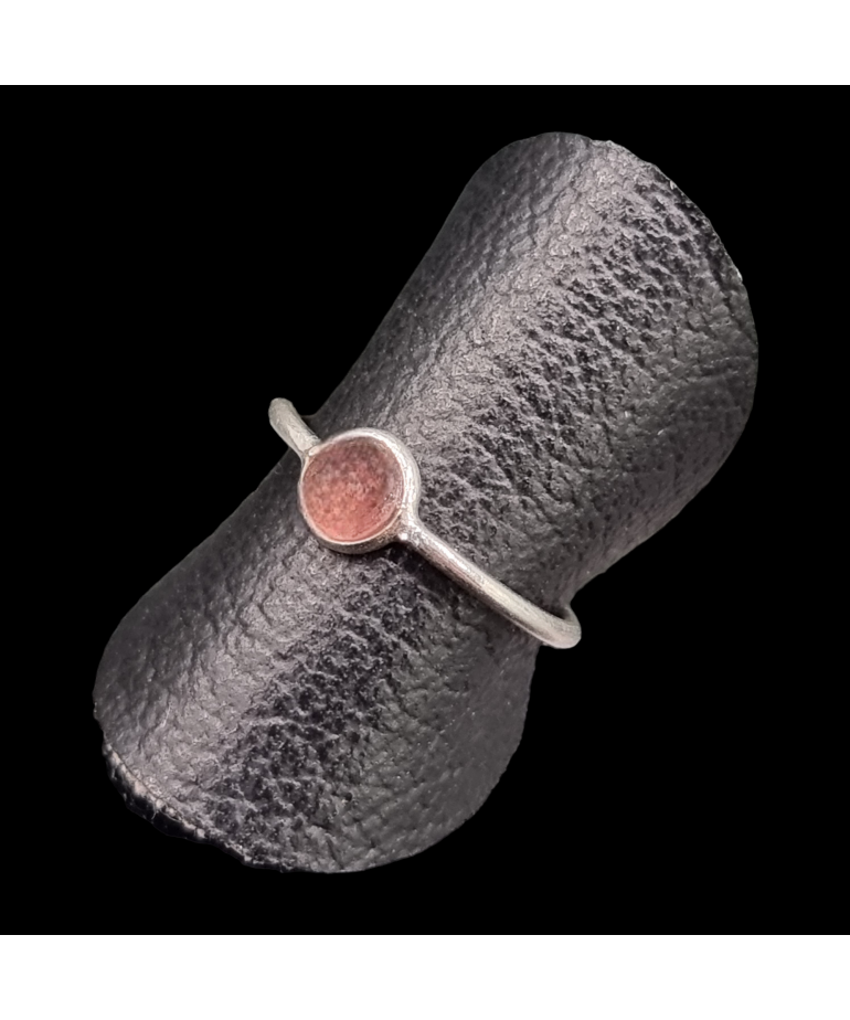 Bague Tourmaline rose Argent 925 Taille 53
