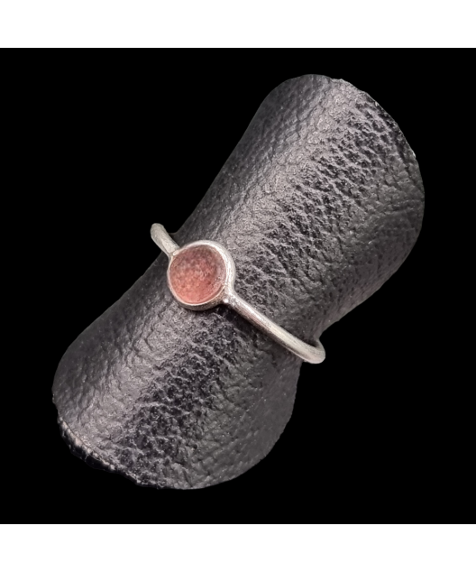 Bague Tourmaline rose Argent 925 Taille 53