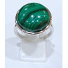 Bague Malachite Rond Argent 925