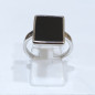 Bague Onyx Rectangle Argent 925
