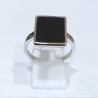 Bague Onyx Rectangle Argent 925