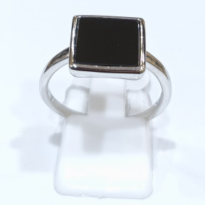 Bague Onyx Carré Argent 925