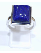 Bague Lapis-Lazuli Rectangle Argent 925