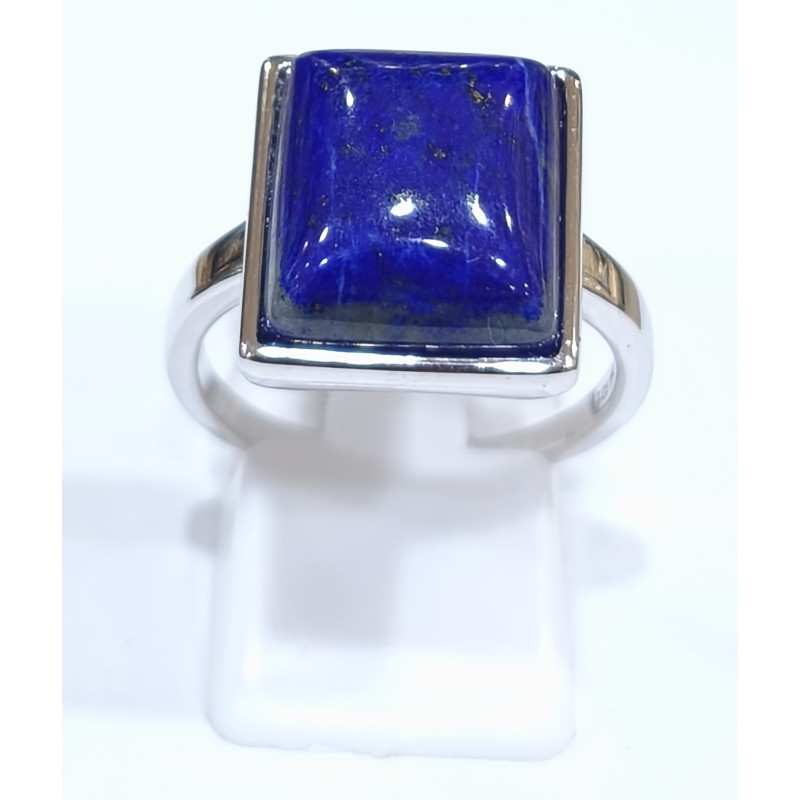 Bague Lapis-Lazuli Rectangle Argent 925