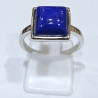 Bague Lapis-Lazuli Carré Argent 925