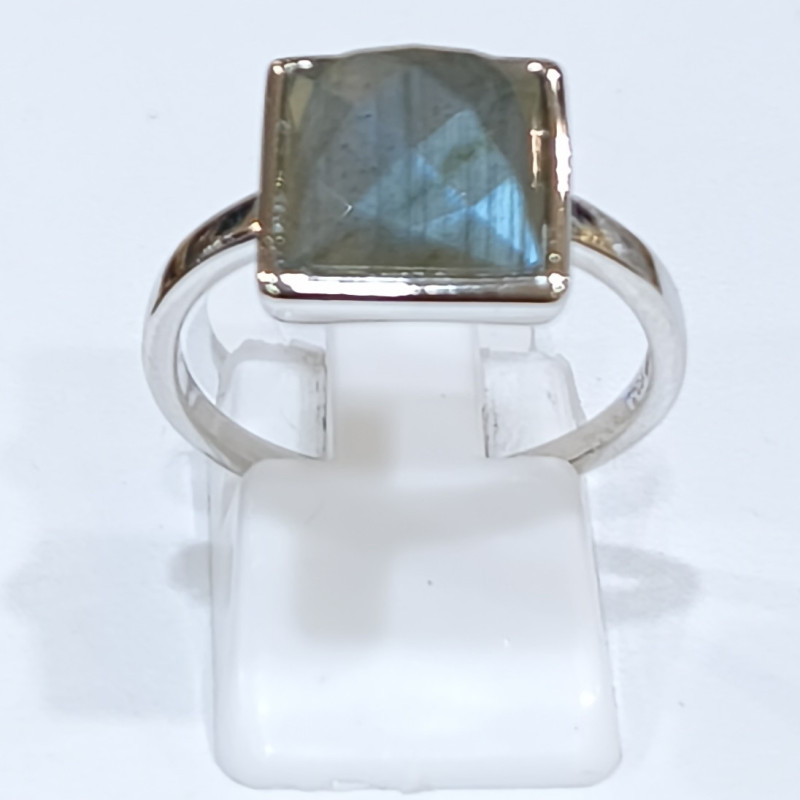 Bague Labradorite Carré Argent 925