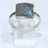 Bague Labradorite Carré Argent 925