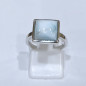 Bague Larimar Carré Argent 925