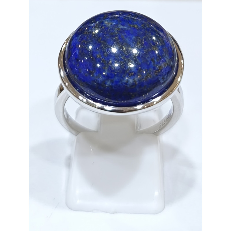 Bague Lapis-Lazuli Rond Argent 925