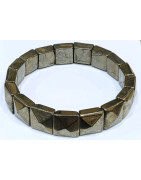 Bracelet Pyrite de Fer Carré Diamètre mini 7 cm