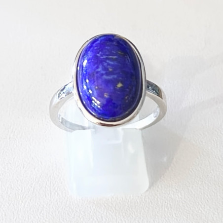 Bague Lapis-Lazuli Ovale Argent 925