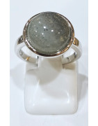 Bague Labradorite Rond Argent 925