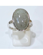 Bague Labradorite Ovale Argent 925