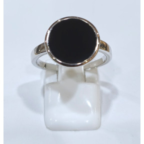 Bague Onyx Rond Argent 925