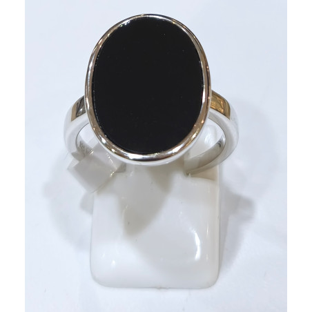 Bague Onyx Ovale Argent 925