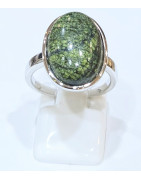 Bague Serpentine Ovale Argent 925