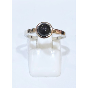 Bague Onyx Rond Argent 925
